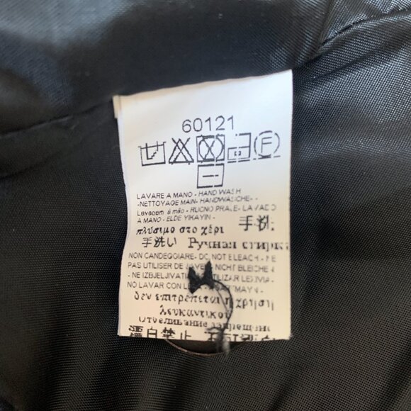 Rinascimento Italy Black Knit Flower Jacket | Y2K Vintage S-M - Picture 11 of 11